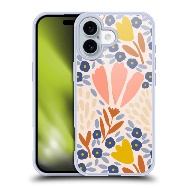 Gabriela Thomeu Floral Spring Flower Field Soft Gel Case for Apple iPhone 16