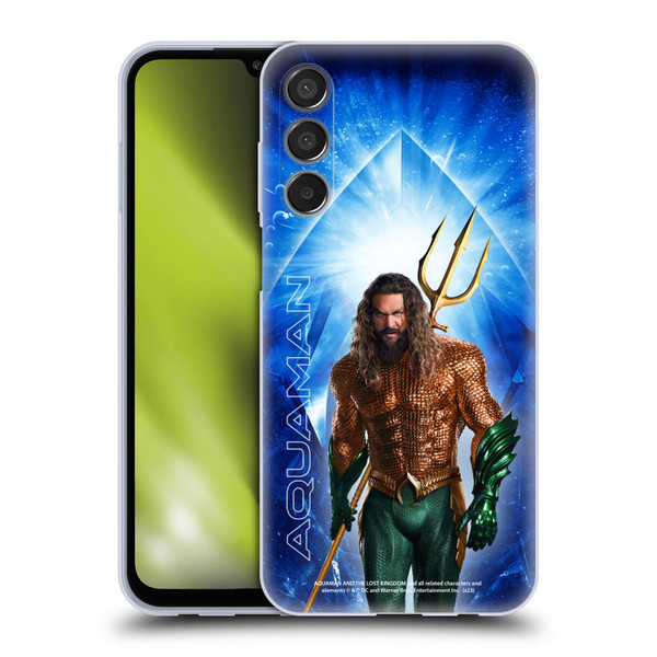 Aquaman And The Lost Kingdom Graphics Arthur Curry Soft Gel Case for Samsung Galaxy M15/F15 5G