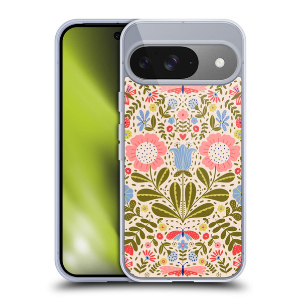 Gabriela Thomeu Floral Blooms & Butterflies Soft Gel Case for Google Pixel 9 / Pixel 9 Pro