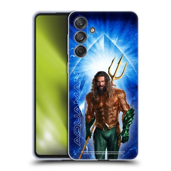 Aquaman And The Lost Kingdom Graphics Arthur Curry Soft Gel Case for Samsung Galaxy M55 5G