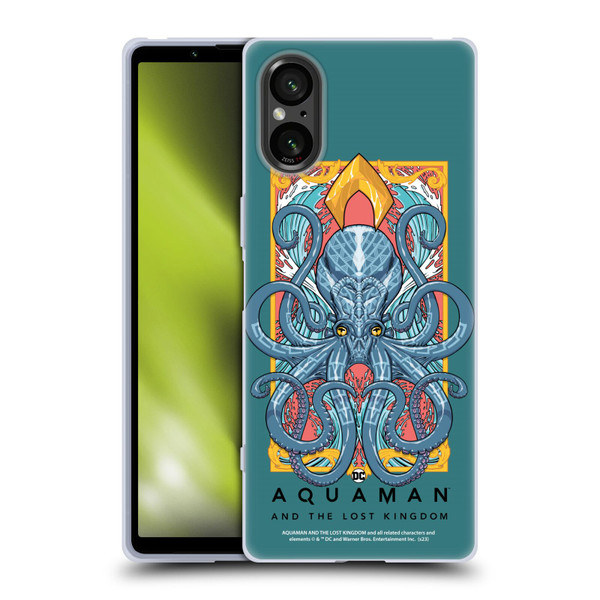 Aquaman And The Lost Kingdom Graphics Topo Soft Gel Case for Sony Xperia 5 V 5G