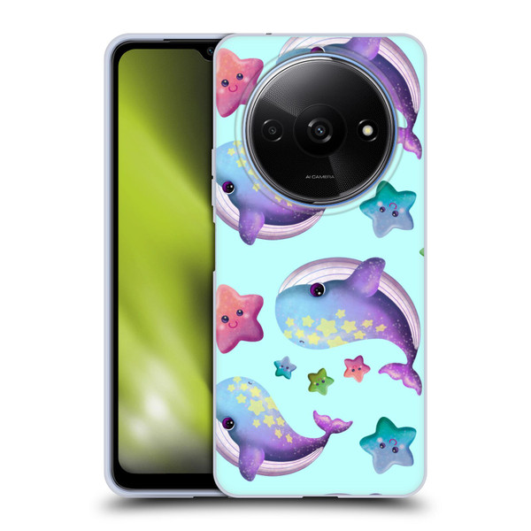 Carla Morrow Patterns Whale And Starfish Soft Gel Case for Xiaomi Redmi A3