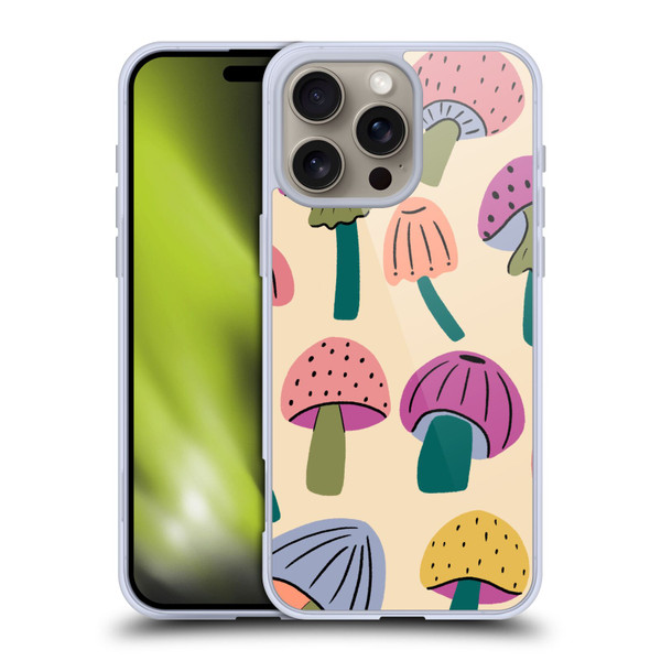 Gabriela Thomeu Retro Magic Mushroom Soft Gel Case for Apple iPhone 16 Pro Max
