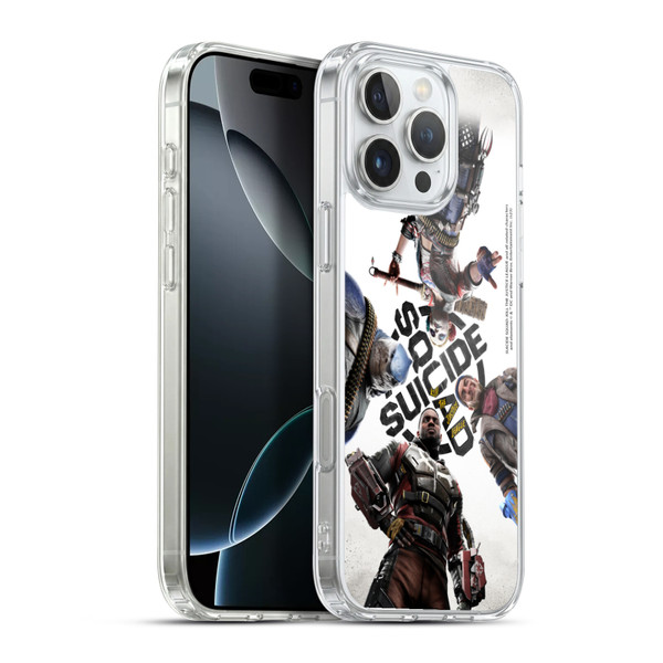 Suicide Squad: Kill The Justice League Key Art Poster Soft Gel Case for Apple iPhone 16 Pro Max & MagSafe
