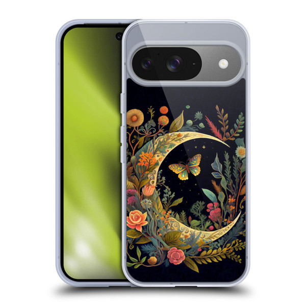 JK Stewart Art Crescent Moon Soft Gel Case for Google Pixel 9 / Pixel 9 Pro