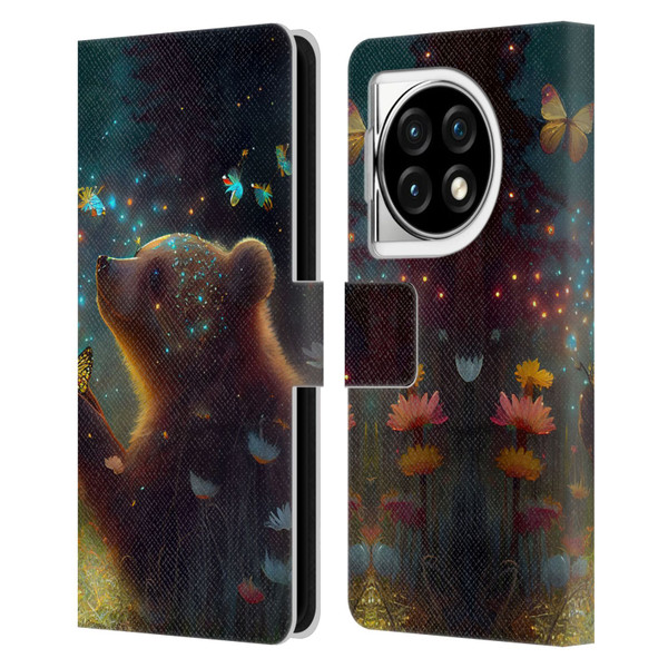 JK Stewart Art Bear Leather Book Wallet Case Cover For OPPO OnePlus Ace 3 5G