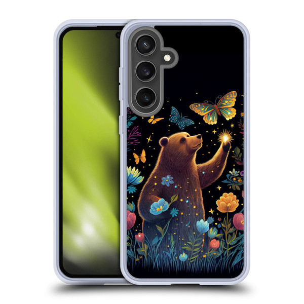 JK Stewart Art Bear Reaching Up Soft Gel Case for Samsung Galaxy S24 FE