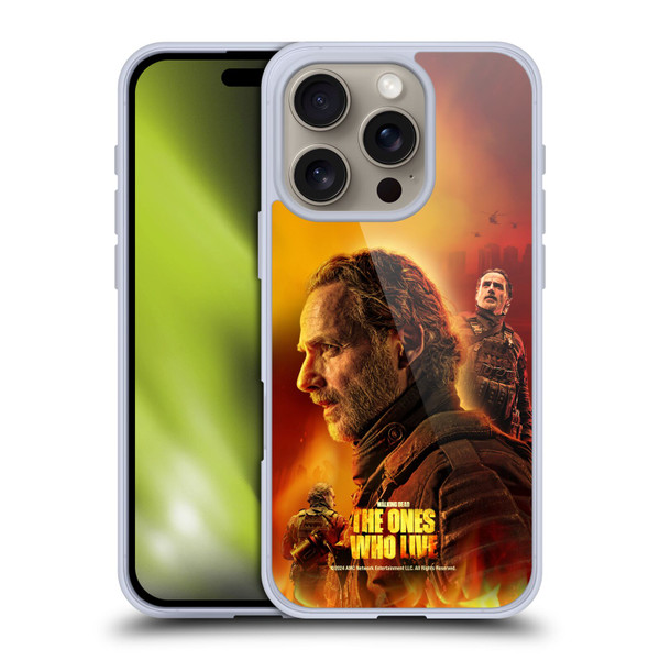 The Walking Dead: The Ones Who Live Key Art Rick Soft Gel Case for Apple iPhone 16 Pro