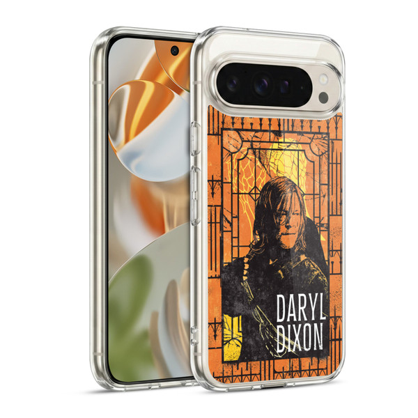 The Walking Dead: Daryl Dixon Graphics Character Art Soft Gel Case for Google Pixel 9 / Pixel 9 Pro