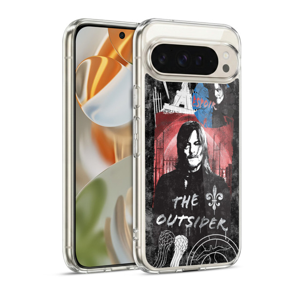 The Walking Dead: Daryl Dixon Graphics The Outsider Soft Gel Case for Google Pixel 9 / Pixel 9 Pro