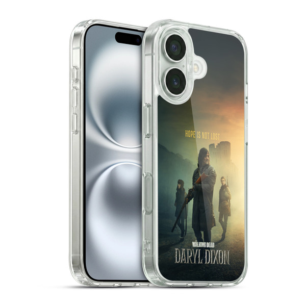 The Walking Dead: Daryl Dixon Key Art Group Soft Gel Case for Apple iPhone 16 & MagSafe