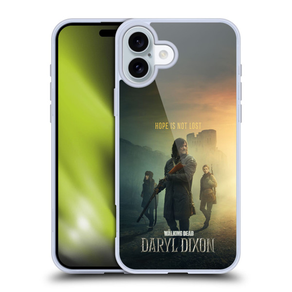 The Walking Dead: Daryl Dixon Key Art Group Soft Gel Case for Apple iPhone 16 Plus