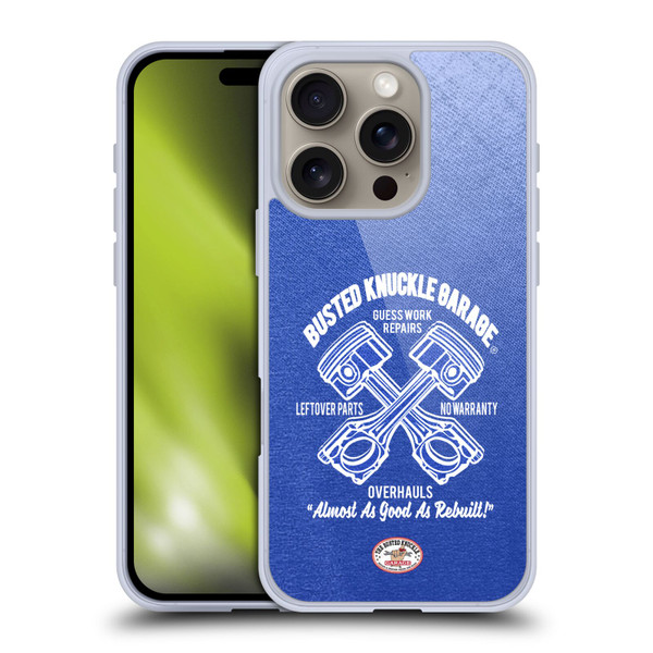 Busted Knuckle Garage Graphics Overhauls Soft Gel Case for Apple iPhone 16 Pro