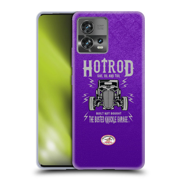 Busted Knuckle Garage Graphics Hot Rod Soft Gel Case for Motorola Moto Edge 30 Fusion