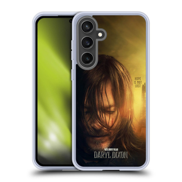 The Walking Dead: Daryl Dixon Key Art Full Face Soft Gel Case for Samsung Galaxy S24 FE