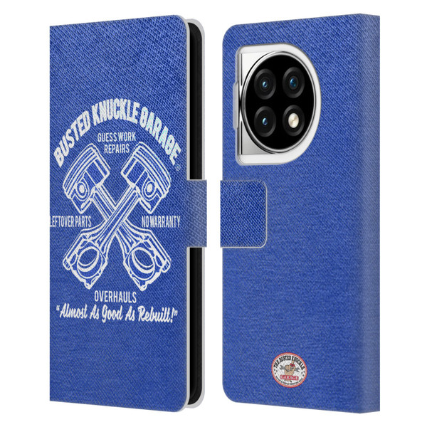 Busted Knuckle Garage Graphics Overhauls Leather Book Wallet Case Cover For OPPO OnePlus Ace 3 5G