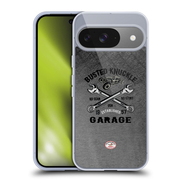 Busted Knuckle Garage Graphics No Scar Soft Gel Case for Google Pixel 9 / Pixel 9 Pro