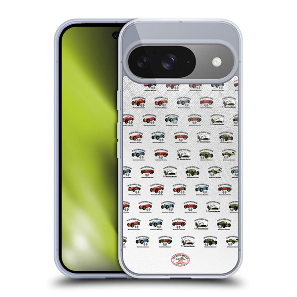 Busted Knuckle Garage Graphics Pattern Soft Gel Case for Google Pixel 9 / Pixel 9 Pro