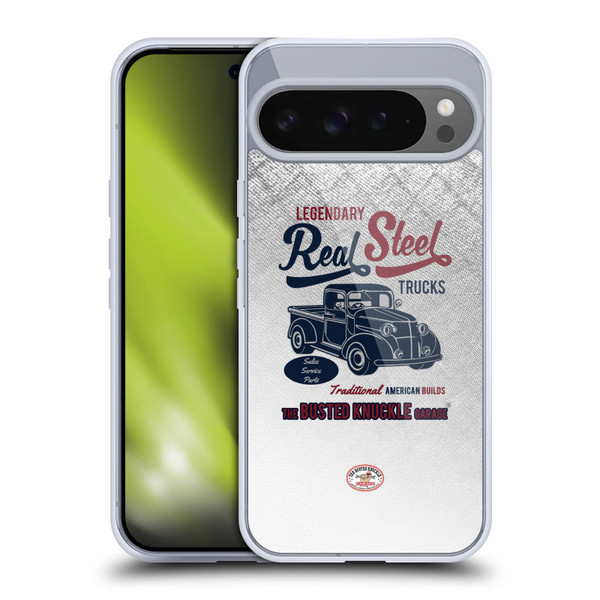 Busted Knuckle Garage Graphics Real Steel Soft Gel Case for Google Pixel 9 Pro XL
