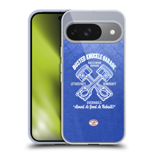 Busted Knuckle Garage Graphics Overhauls Soft Gel Case for Google Pixel 9 / Pixel 9 Pro