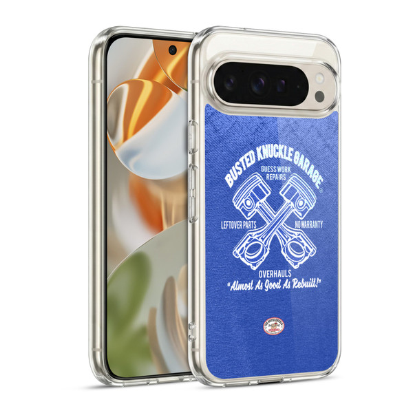 Busted Knuckle Garage Graphics Overhauls Soft Gel Case for Google Pixel 9 / Pixel 9 Pro