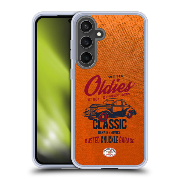 Busted Knuckle Garage Graphics Classic Soft Gel Case for Samsung Galaxy S24 FE