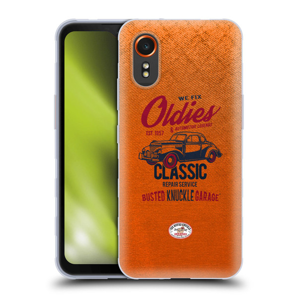 Busted Knuckle Garage Graphics Classic Soft Gel Case for Samsung Galaxy Xcover7 5G
