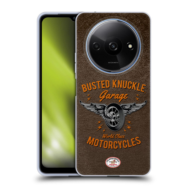 Busted Knuckle Garage Graphics Motorcycles Soft Gel Case for Xiaomi Redmi A3