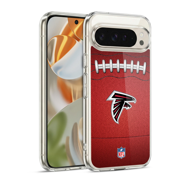 NFL Atlanta Falcons Graphics Football Soft Gel Case for Google Pixel 9 / Pixel 9 Pro