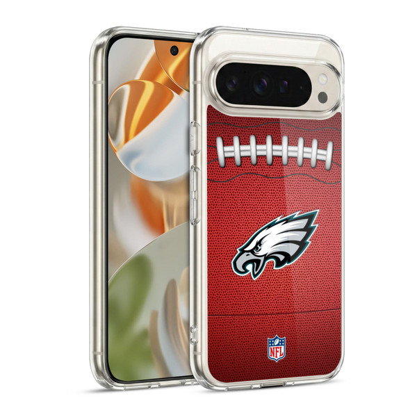NFL Philadelphia Eagles Graphics Football Soft Gel Case for Google Pixel 9 / Pixel 9 Pro