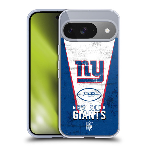 NFL New York Giants Logo Art Banner Soft Gel Case for Google Pixel 9 / Pixel 9 Pro