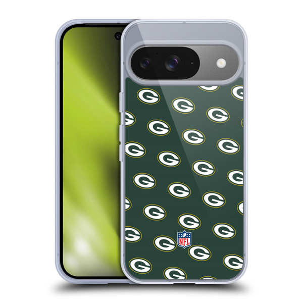 NFL Green Bay Packers Artwork Patterns Soft Gel Case for Google Pixel 9 / Pixel 9 Pro