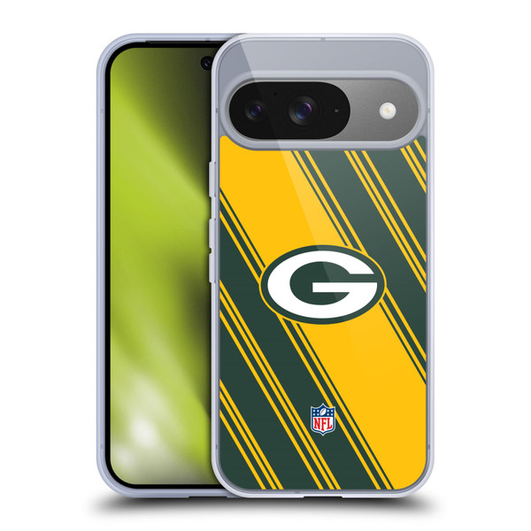 NFL Green Bay Packers Artwork Stripes Soft Gel Case for Google Pixel 9 / Pixel 9 Pro NFL Green Bay Packers Artwork Stripes Soft Gel Case for Google Pixel 9 / Pixel 9 Pro