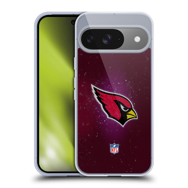 NFL Arizona Cardinals Artwork LED Soft Gel Case for Google Pixel 9 / Pixel 9 Pro