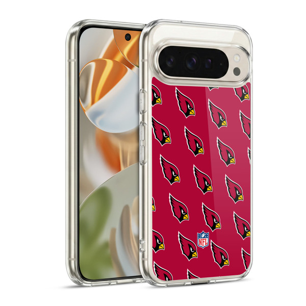 NFL Arizona Cardinals Artwork Patterns Soft Gel Case for Google Pixel 9 / Pixel 9 Pro