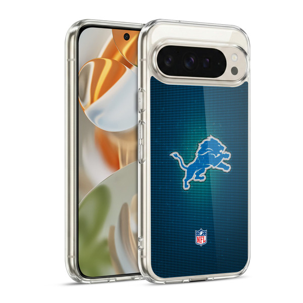 NFL Detroit Lions Artwork LED Soft Gel Case for Google Pixel 9 / Pixel 9 Pro