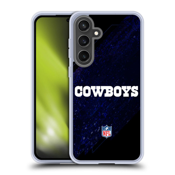 NFL Dallas Cowboys Logo Blur Soft Gel Case for Samsung Galaxy S24 FE