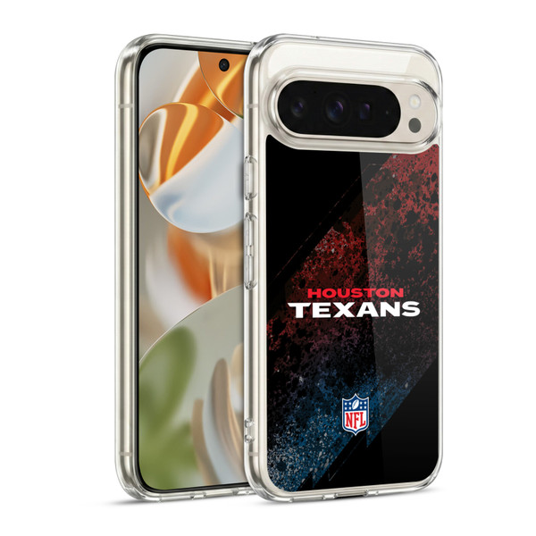 NFL Houston Texans Logo Blur Soft Gel Case for Google Pixel 9 / Pixel 9 Pro