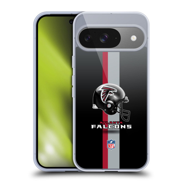 NFL Atlanta Falcons Logo Helmet Soft Gel Case for Google Pixel 9 / Pixel 9 Pro