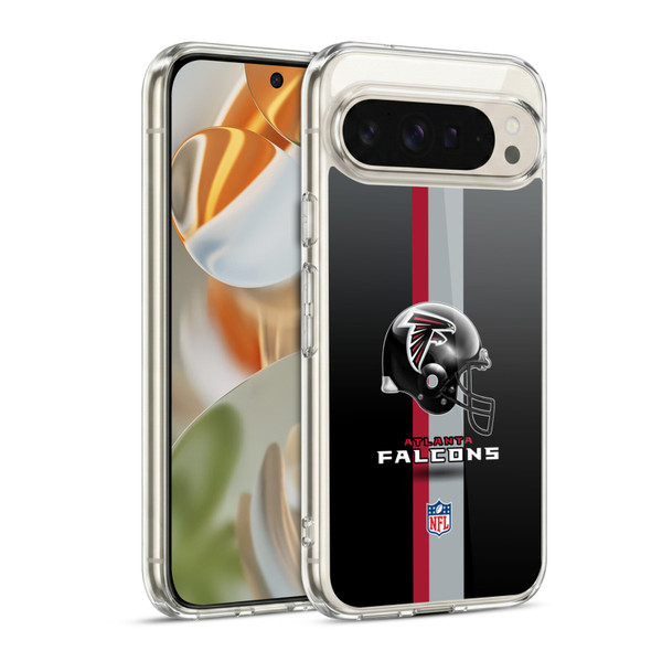 NFL Atlanta Falcons Logo Helmet Soft Gel Case for Google Pixel 9 / Pixel 9 Pro