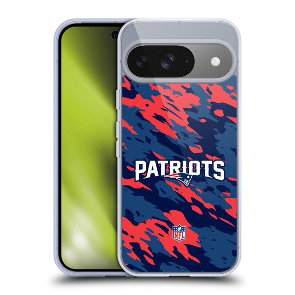 NFL New England Patriots Logo Camou Soft Gel Case for Google Pixel 9 / Pixel 9 Pro NFL New England Patriots Logo Camou Soft Gel Case for Google Pixel 9 / Pixel 9 Pro
