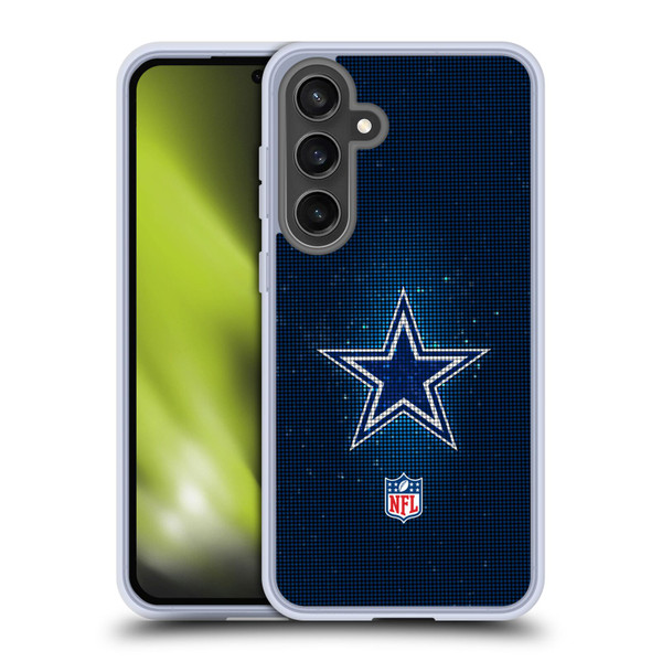 NFL Dallas Cowboys Artwork LED Soft Gel Case for Samsung Galaxy S24 FE