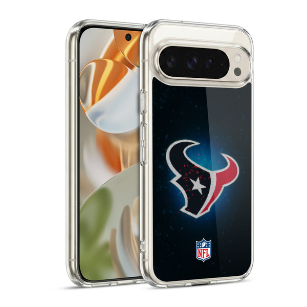 NFL Houston Texans Artwork LED Soft Gel Case for Google Pixel 9 / Pixel 9 Pro