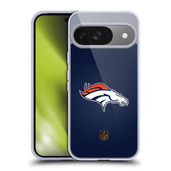 NFL Denver Broncos Logo Football Soft Gel Case for Google Pixel 9 / Pixel 9 Pro