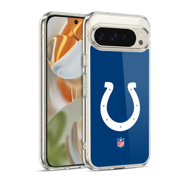 NFL Indianapolis Colts Logo Plain Soft Gel Case for Google Pixel 9 / Pixel 9 Pro
