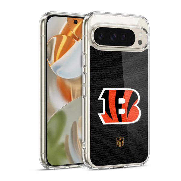 NFL Cincinnati Bengals Logo Football Soft Gel Case for Google Pixel 9 / Pixel 9 Pro