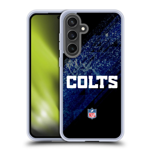 NFL Indianapolis Colts Logo Blur Soft Gel Case for Samsung Galaxy S24 FE