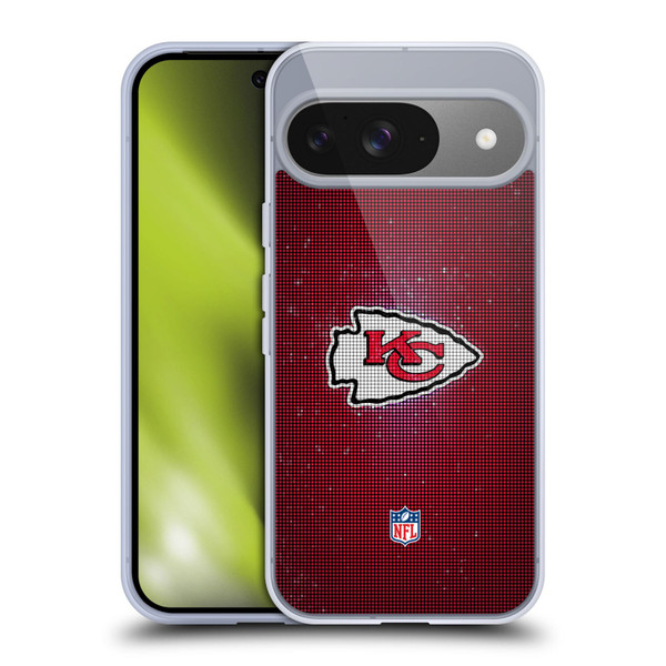 NFL Kansas City Chiefs Artwork LED Soft Gel Case for Google Pixel 9 / Pixel 9 Pro