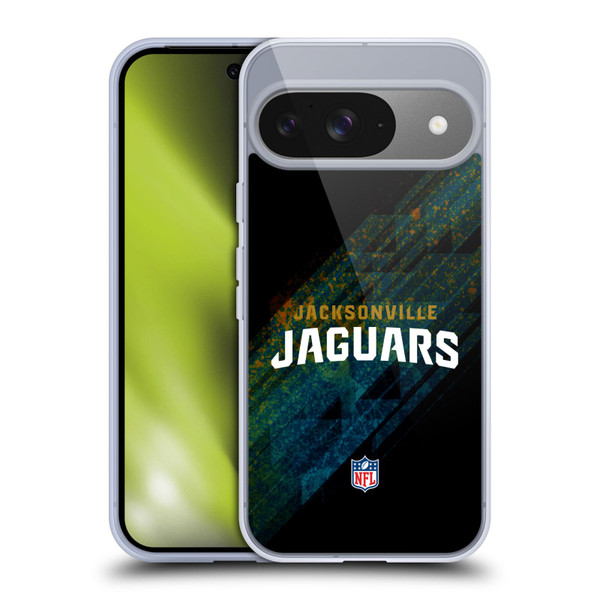 NFL Jacksonville Jaguars Logo Blur Soft Gel Case for Google Pixel 9 / Pixel 9 Pro