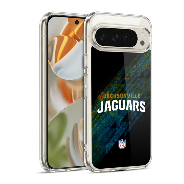 NFL Jacksonville Jaguars Logo Blur Soft Gel Case for Google Pixel 9 / Pixel 9 Pro